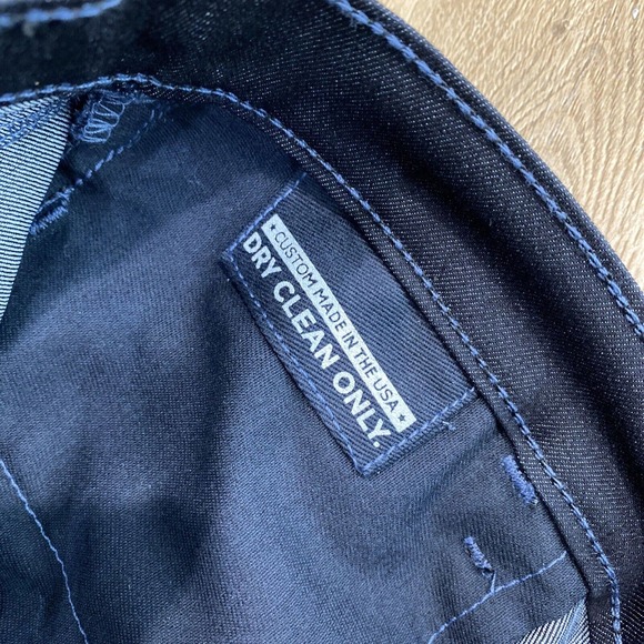 Blue Delta Jeans Women’s 30x28 Stretch Handmade Custom RAW Denim USA $450 - Picture 5 of 10